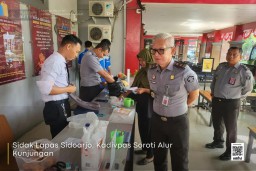 Sidak Lapas Sidoarjo, Kadivpas Soroti Alur Kunjungan