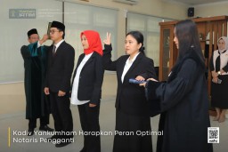 Kadiv Yankumham Harapkan Peran Optimal Notaris Pengganti