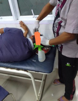 LSM Bakornas Dampingi Korban Penganiayaan Pembacokan Mengawal Pelaporan ke Kepolisian