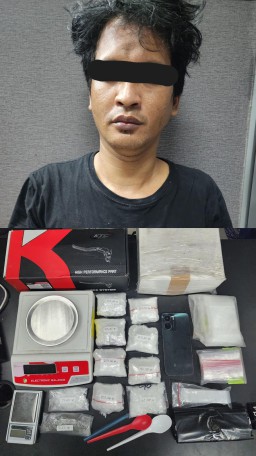 Subdit 2 Ditreskoba Polda Jatim Tangkap Bandar Narkoba Dan Amankan 700 Gram Sabu Dan 9 Gram Ganja