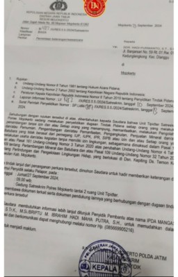 Tambang Ilegal Dusun Kepiting Desa Temon, Diduga Dikelola Kades Kecamatan Trowulan