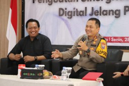 Kolaborasi Polres dan Kominfo Gelar FGD bersama KKD Jatim untuk Pilkada 2024 Damai