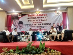 Aliansi Advokat Surabaya Raya Nyatakan Dukungan untuk Eri Cahyadi dan Armuji di Pilkada Surabaya 2024