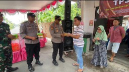 Tarik Animo Warga Datang ke TPS, Polresta Sidoarjo Siapkan Makan Gratis