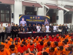 Polrestabes Surabaya Ungkap 77 Kasus Pencurian, Terbanyak Curanmor