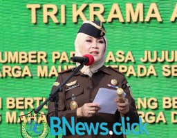 Kajati Jatim Mia Amati Ingatkan Jaksa Tingkatkan Profesionalisme dan Moralitas