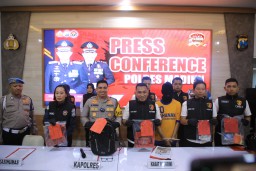 Polres Madiun Berhasil Ungkap Kasus Pembuangan Bayi Dua Tersangka Diamankan