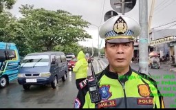 Kasatlantas Polres Tanjung Perak Pastikan Kamseltibcar lantas Terkendali 