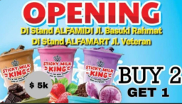 Sticky Milk King Perkenalkan Minuman Segar Kaya Vitamin, Tanpa Pengawet Tambahan