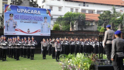 Polda Bali Laksanakan Upacara Hari Kesadaran Nasional