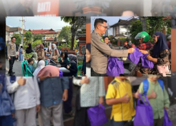 poldabali Biddokes Dan Rumkit Trijata Berbagi Takjil & Bhakti Kesehatan Di Masjid Attaqwa