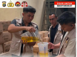SIDAK DI GUDANG PT. BUANA MAS MAKMUR SENTOSA, SATGAS PANGAN INGATKAN TAKARAN & KESTABILAN HET MINYAKITA