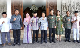 KAPOLDA BALI HADIRI OPEN HOUSE DI KEDIAMAN PANGDAM IX/UDAYANA