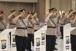 Kapolda Jatim Pimpin Sertijab Pejabat Utama dan Sejumlah Kapolres