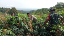 Bhabinkamtibmas Polres Pasuruan Jadi Motor Penggerak Ketahanan Pangan