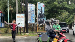 Polri Untuk Masyarakat, Ditsamapta Standbykan Personel Saat Hujan Lebat