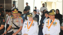Pemerintahan Daerah yang Efektif, Wakapolda Sulteng Hadiri Peringatan Hari Otonomi Daerah