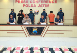Berhasil Gagalkan Penyelundupan Sabu 21 Kg Jaringan Internasional, Polda Jatim Selamatkan 100 Ribu Jiwa