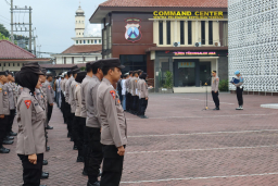 Peringatan Mayday, Polres Trenggalek Siagakan Ratusan Personel