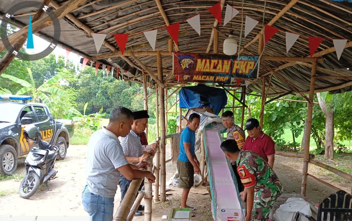 Polisi bersama TNI Bongkar Arena Judi Berkedok Lomba Kelereng di Pamekasan