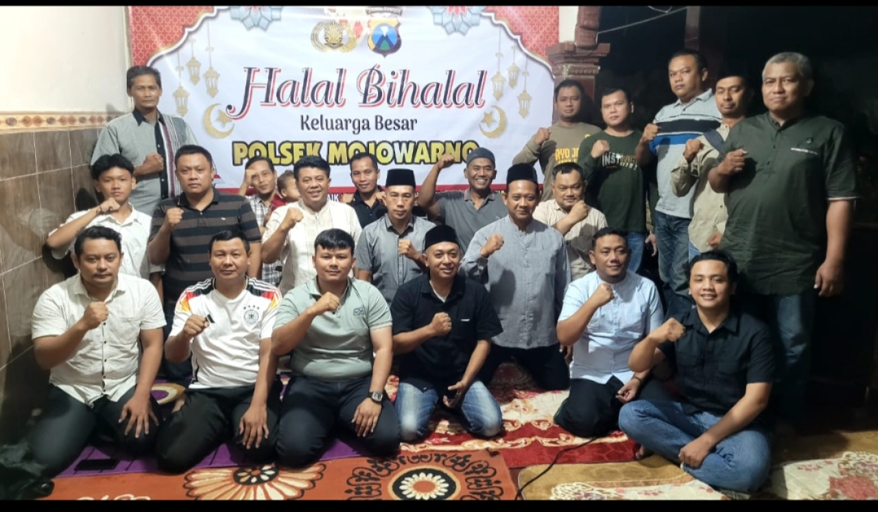 Kapolsek Mojowarno Pimpin Halal Bihalal Penuh Kekeluargaan